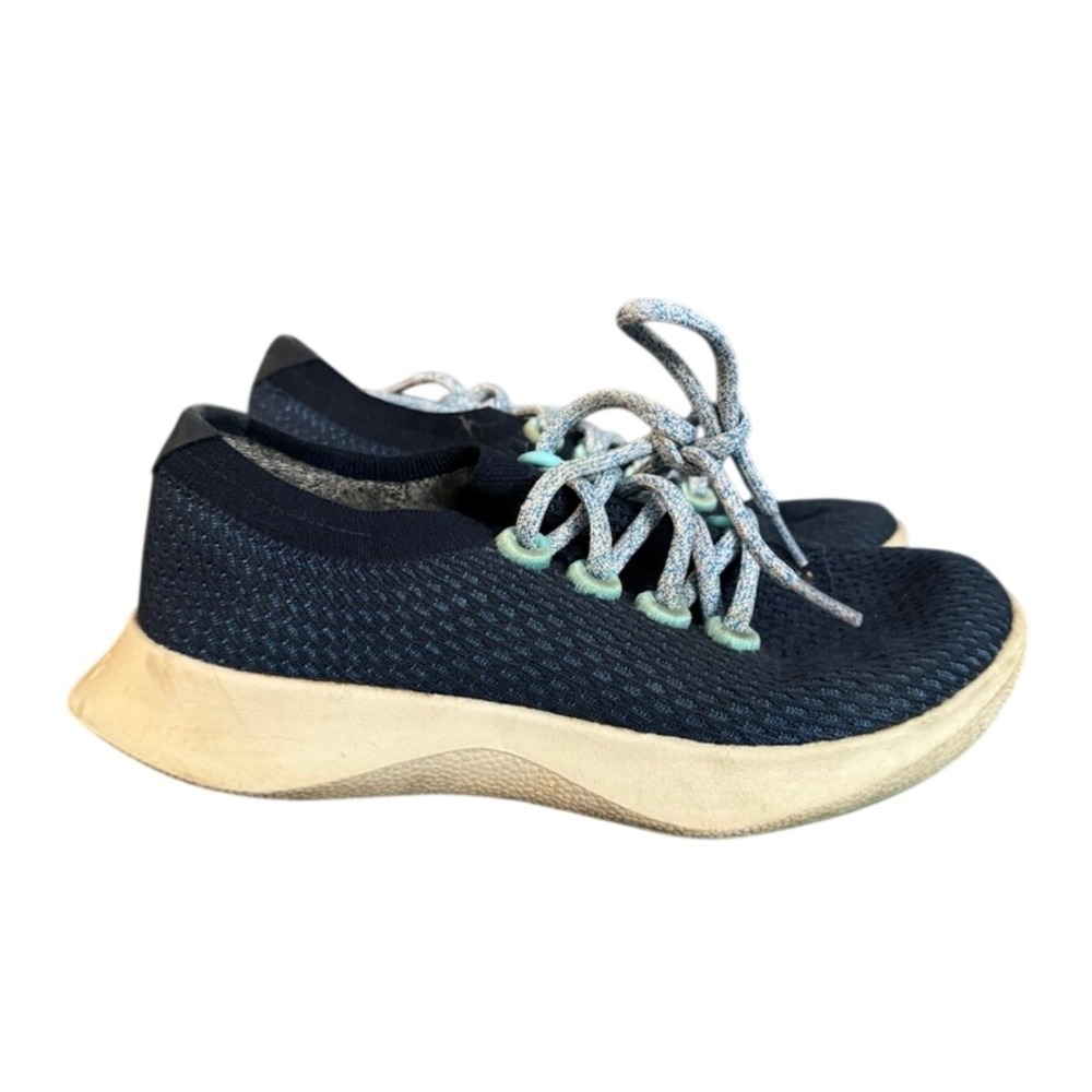 Allbirds Tree Dasher Navy Blue Running Shoes Womens 6 Sneakers Eco Friendly